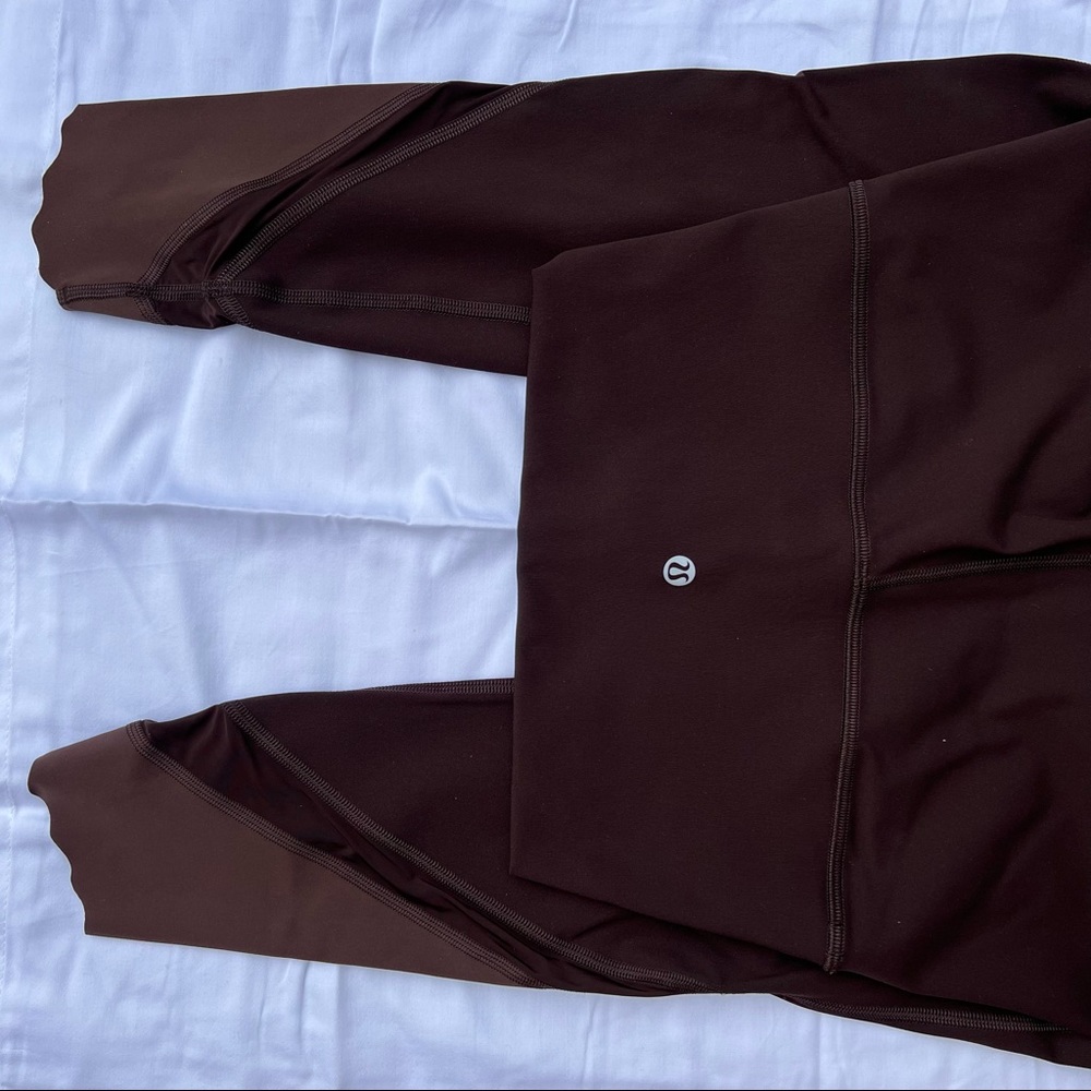 lululemon Athletica Wunder Under Crop (High Rise) 23” roll down scallop